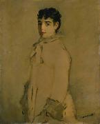 Edouard Manet Jeunne femme en rose painting
